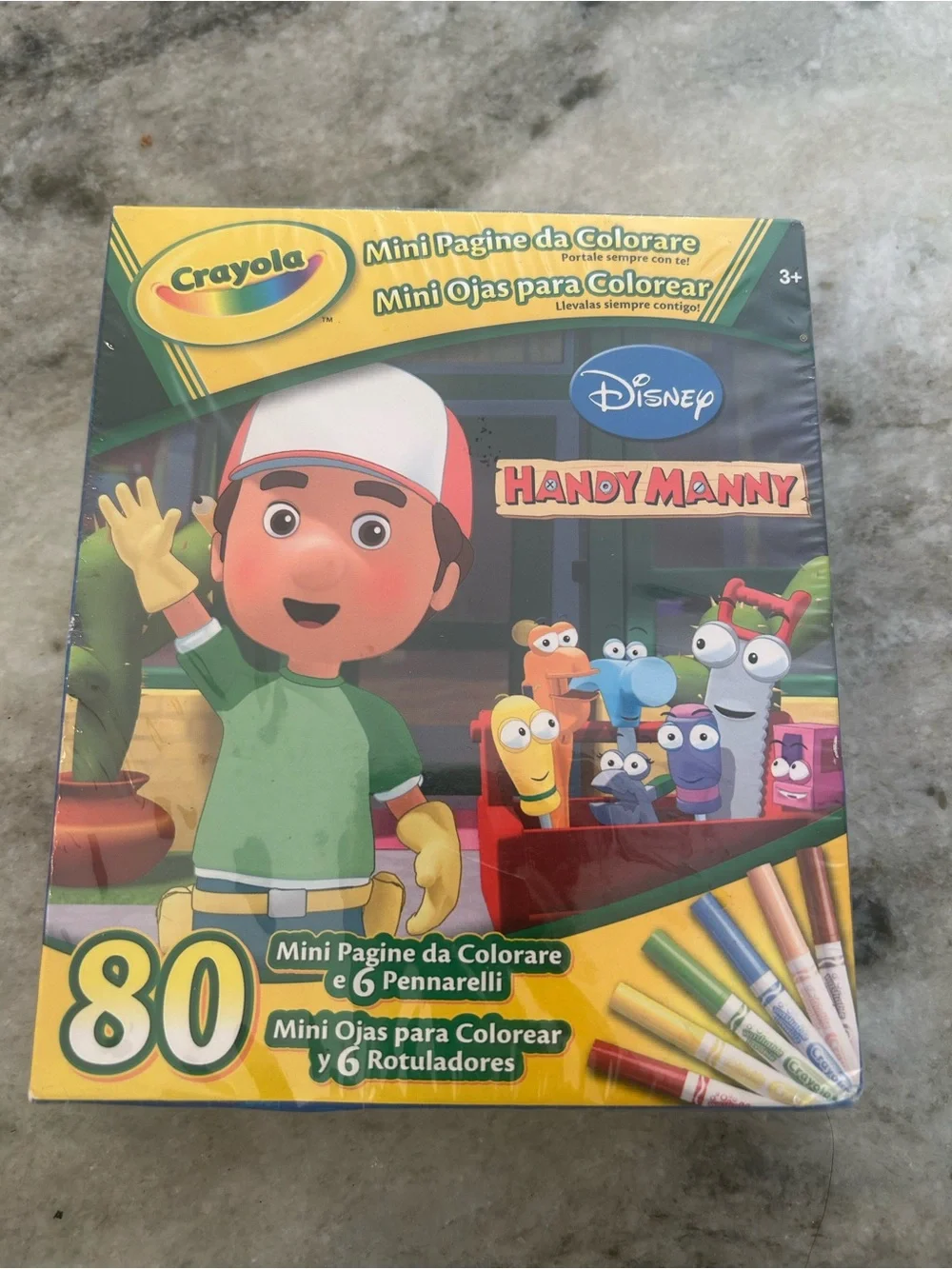 Crayola Handy Manny Mini Coloring Set - Yellow/Green